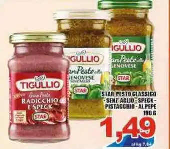 Sacoph Star Tigullio Pesto Classico 190g offerta