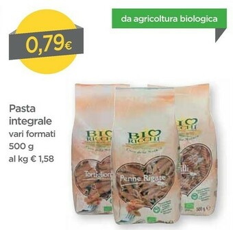 DPiù Bio Ricchi - Fusilli Integrali Biologici 500 G(ml) offerta