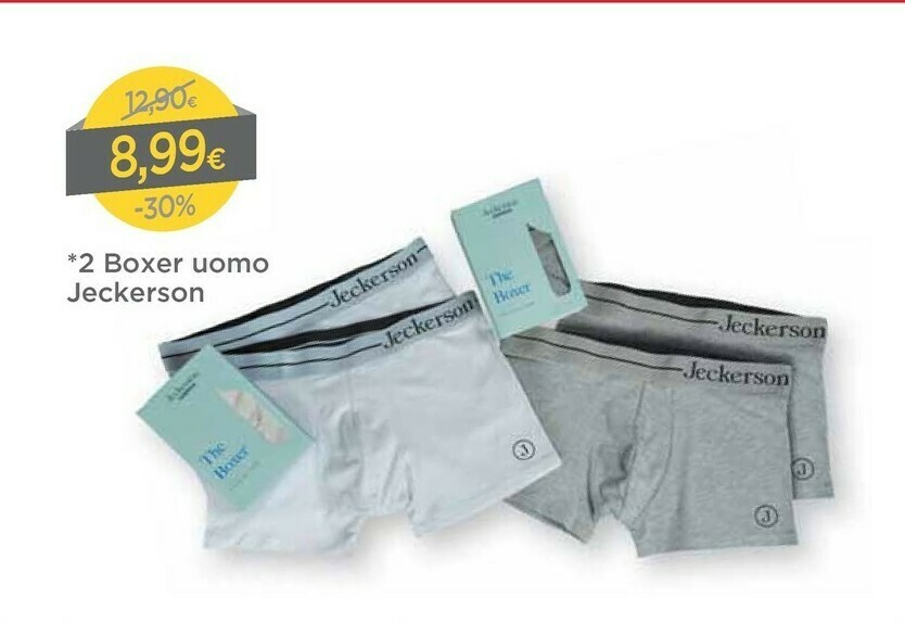 SLIP UOMO JECKERSON ART P20P01UIN001 0001 COLORE BIANCO MISURA A SCELT –  Magazzini3g