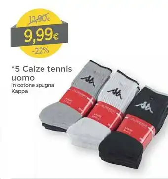 DPiù Dpiù 5 Calze Tennis Uomo offerta