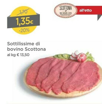 DPiù Sottilissime Bovino Scottona offerta