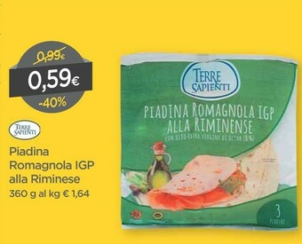 DPiù Terre Sapienti Piadina Romagnola Igp Alla Riminese offerta