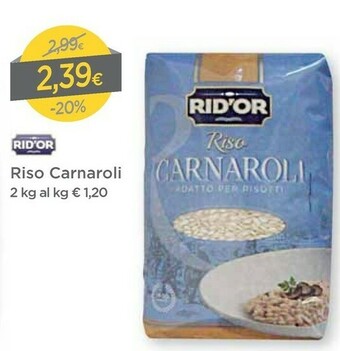 DPiù Rid'or Riso Carnaroli offerta