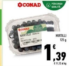 Conad Conad mirtilli offerta