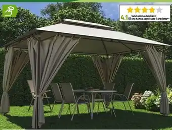 Leroy Merlin Naterial - gazebo oxis offerta