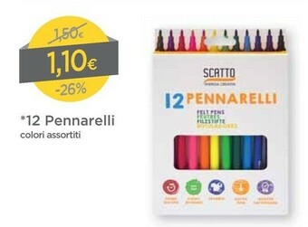 DPiù Scatto 12 Pennarelli offerta