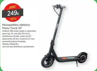 DPiù Dpiù Monopattino Elettrico Mono Truck 10 offerta