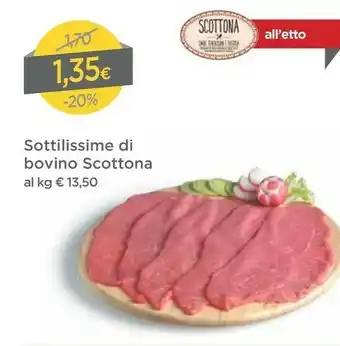 DPiù Sottilissime Bovino Scottona offerta