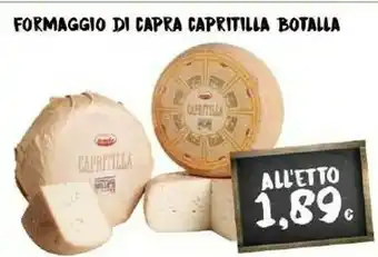 Doro Supermercati Botalla Formaggio Di Capra Capritilla offerta