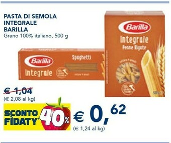 Esselunga Barilla Spaghetti N.5 Integrale 500 G(ml) offerta