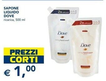 Esselunga Dove 8717163097700 Sapone Sapone Liquido 500 Ml 1 Pezzo(i) offerta