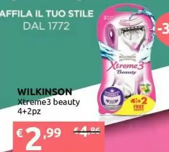Ipersoap Wilkinson sword Xtreme3 Beauty offerta
