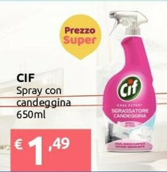 Ipersoap Cif Spray Con Candeggina offerta