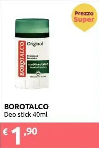 Ipersoap Borotalco Deo Stick offerta
