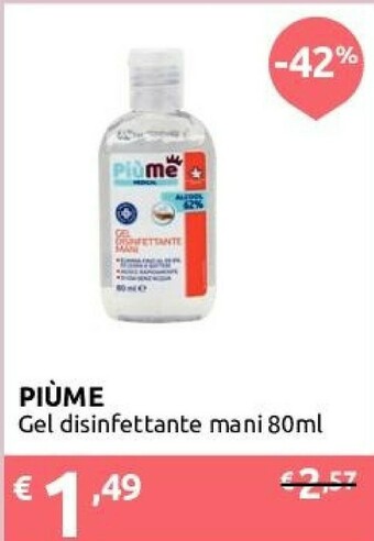 Ipersoap Piume Gel Disinfettante Mani offerta