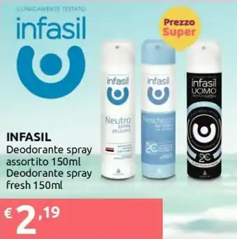 Ipersoap Infasil Deodorante Spray offerta
