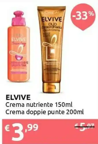 Ipersoap L'Oreal Elvive Crema Nutriente offerta