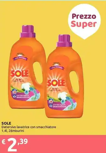 Ipersoap Sole Detersivo Lavatrice Con Smacchiatore offerta