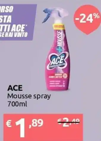 Ipersoap Ace Mousse Spray offerta