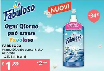 Ipersoap Fabuloso Ammorbidente Concentrato 1250 Ml offerta