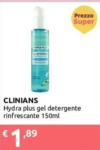 Ipersoap Clinians Hydra Plus Gel Detergente Rinfrescante offerta