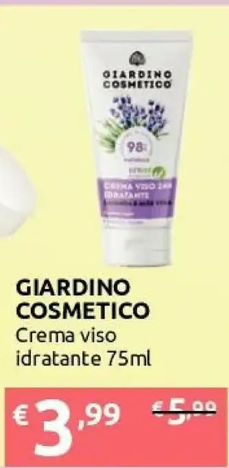 Ipersoap Giardino Cosmetics Crema Viso Idratante offerta