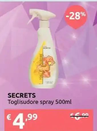 Ipersoap Secrets Toglisudore Spray 500ml offerta
