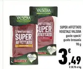 Conad Valsoia super affettato vegetale offerta
