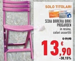 Conad Superstore Sedia birreria birki progarden offerta
