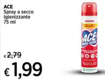 Crai ACE Spray a secco Igienizzante 75 ml offerta