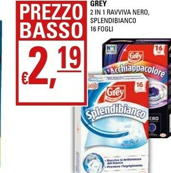 Basko Grey 2 In 1 Ravviva Nero offerta