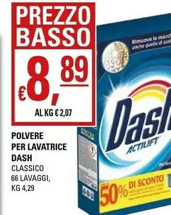 Basko Dash Polvere Per Lavatrice offerta