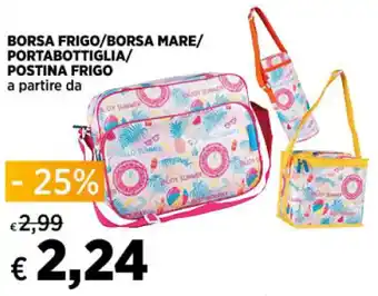 Crai BORSA FRIGO/BORSA MARE/ PORTABOTTIGLIA/ POSTINA FRIGO offerta