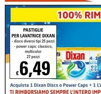 Basko Dixan Detersivo Lavatrice offerta