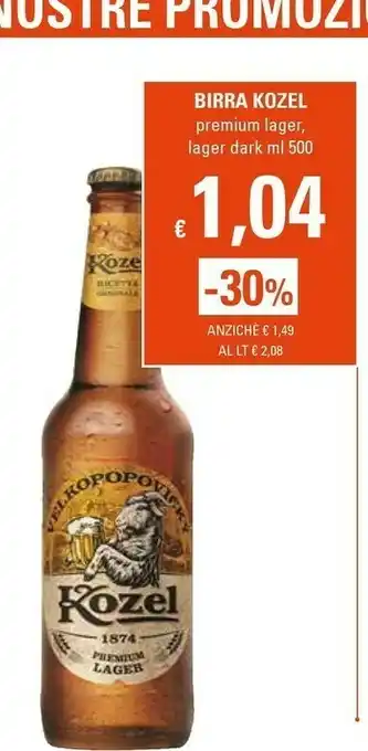 Basko Kozel Birra Premium Lager offerta