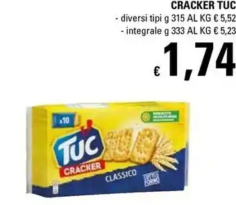 Basko Tuc - Cracker Integrale 333 G(ml) offerta
