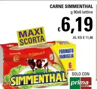 Basko Simmenthal Carne 540 G offerta