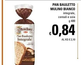 Basko Mulino Bianco Pan Bauletto Integrale 400 G(ml) offerta