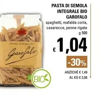 Basko Garofalo Pasta Di Semola Integrale Bio offerta