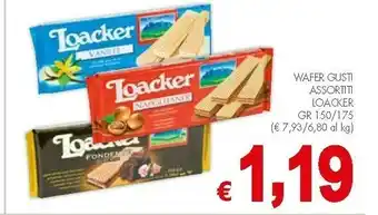 Crai Loacker Loacker - Wafer Vaniglia offerta