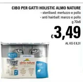 Basko Almo Nature Cibo Per Gatti Holistic offerta