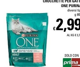Purina Crocchette Per Gatti One