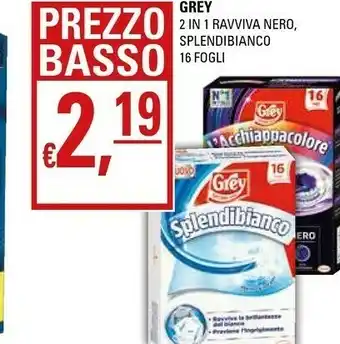 Basko Grey 2 In 1 Ravviva Nero offerta
