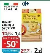 Carrefour Carrefour Biscotti Con Mela offerta