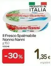 Carrefour Nonno Nanni Il Fresco Spalmabile Light 150 G(ml) offerta