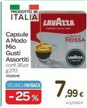 Carrefour Lavazza Capsule A Modo Mio offerta