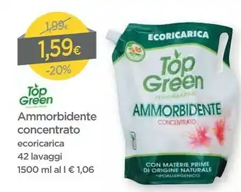 DPiù Top Green Ammorbidente Concentrato offerta