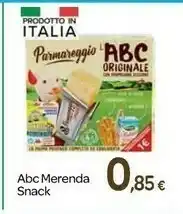 Carrefour Parmareggio L'ABC Della Merenda Con Snack offerta