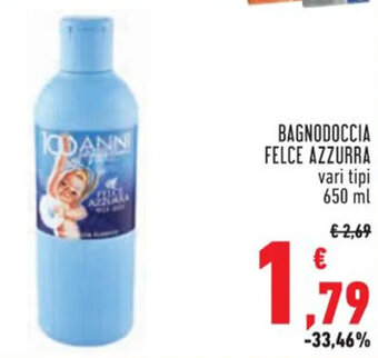 Conad BAGNODOCCIA FELCE AZZURRA vari tipi 650 ml offerta