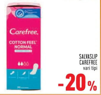 Conad SALVASLIP CAREFREE vari tipi offerta